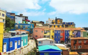 Foto de casas de colores en valparaiso
